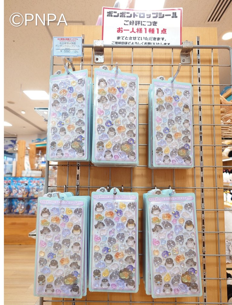 名古屋港水族館ボンボンドロップシール発売中🐧💕／ ご好評につき購入