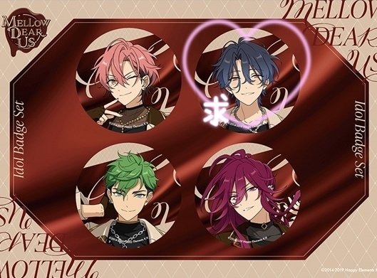 あんスタ 交換・譲渡】 MELLOW DEAR US 缶バッジ メロアス 譲:小鹿