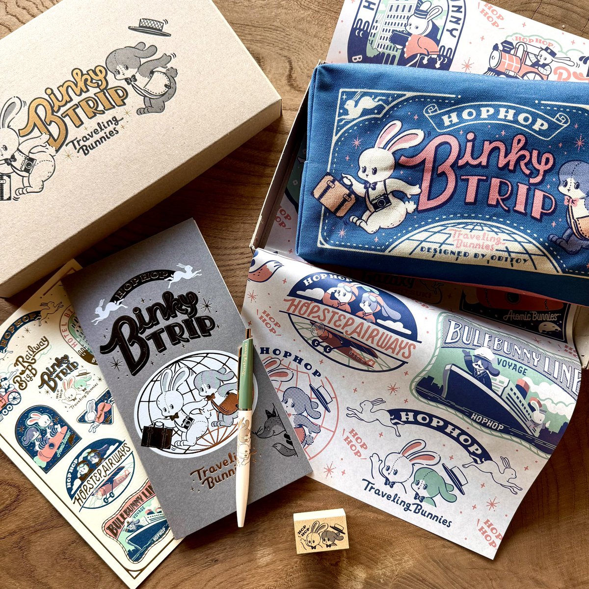 🐇Binky TRIP🐇 いよいよ来週から始まる文具女子博 オビワンブースから