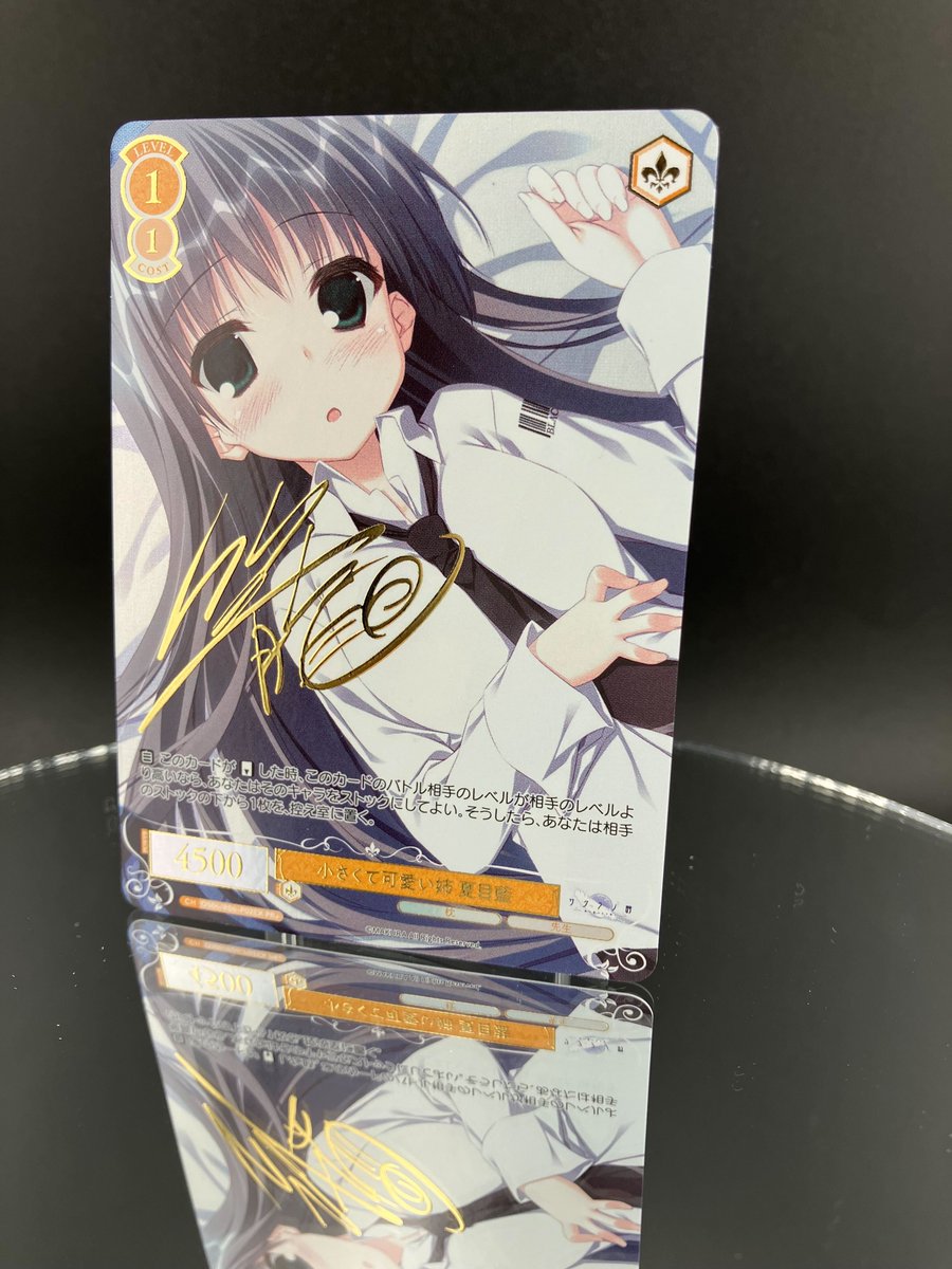 ロゼ サクラノ詩 プロモ PR+ 箔押し サイン 小さくて可愛い姉 夏目藍