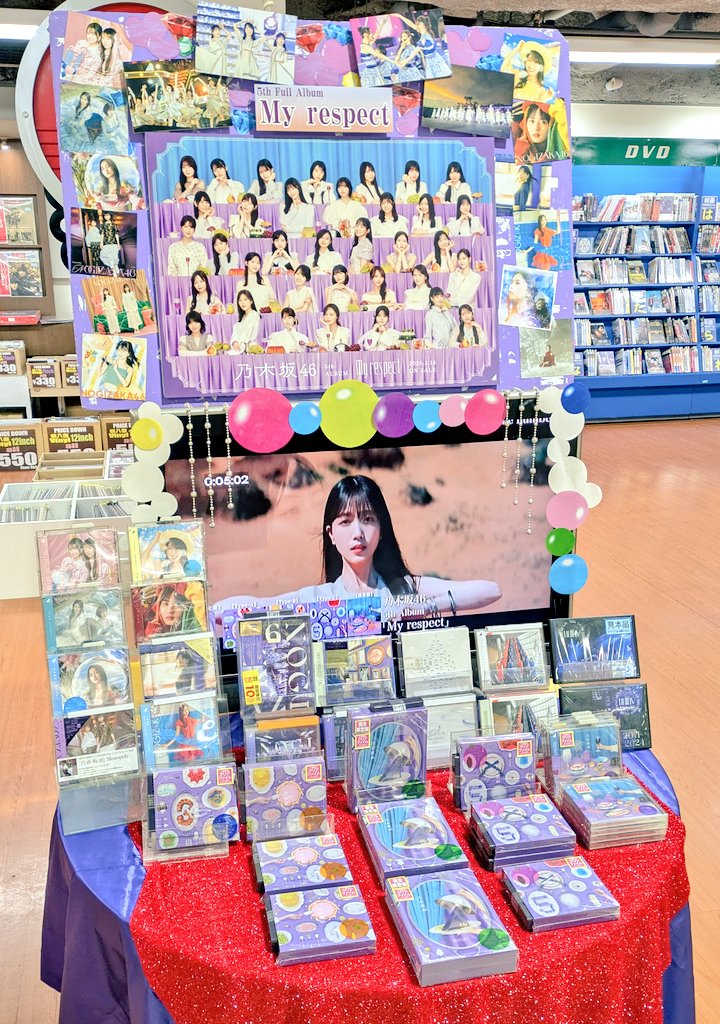 乃木坂46】 5th Album『#Myrespect』本日入荷しました💜✨️ 加入