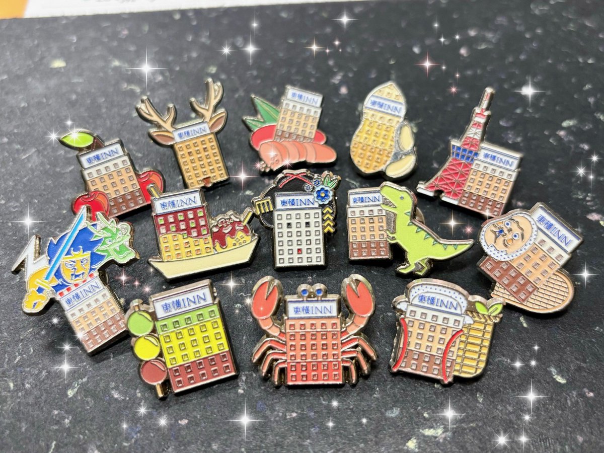 🍡ご当地GENKIバッジ🦀 少しずつ増えてきました🦖✨ 皆様もお気に入り