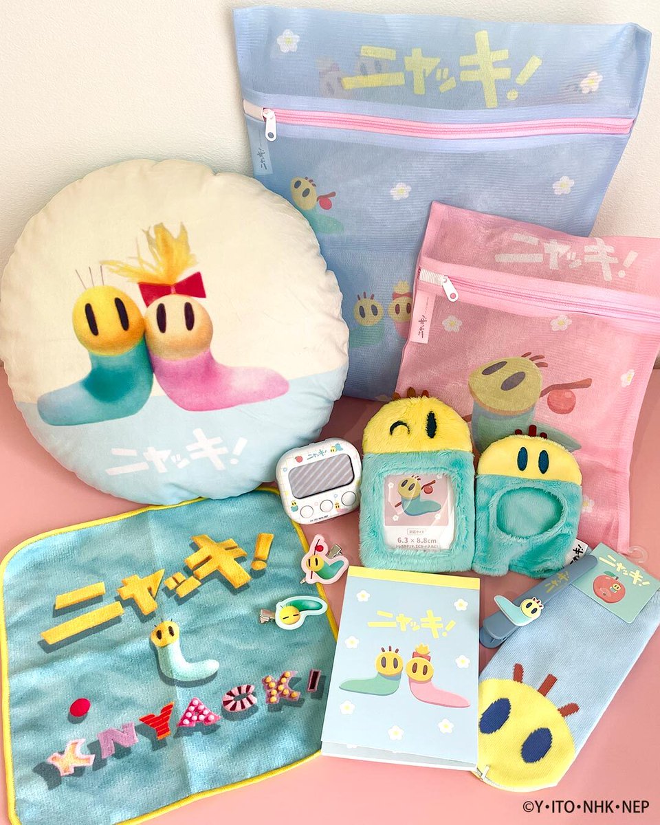 ⛅🌼9/26(金)発売🍎🐛 Eテレでお馴染み❕ 「ニャッキ！」 限定アイテム