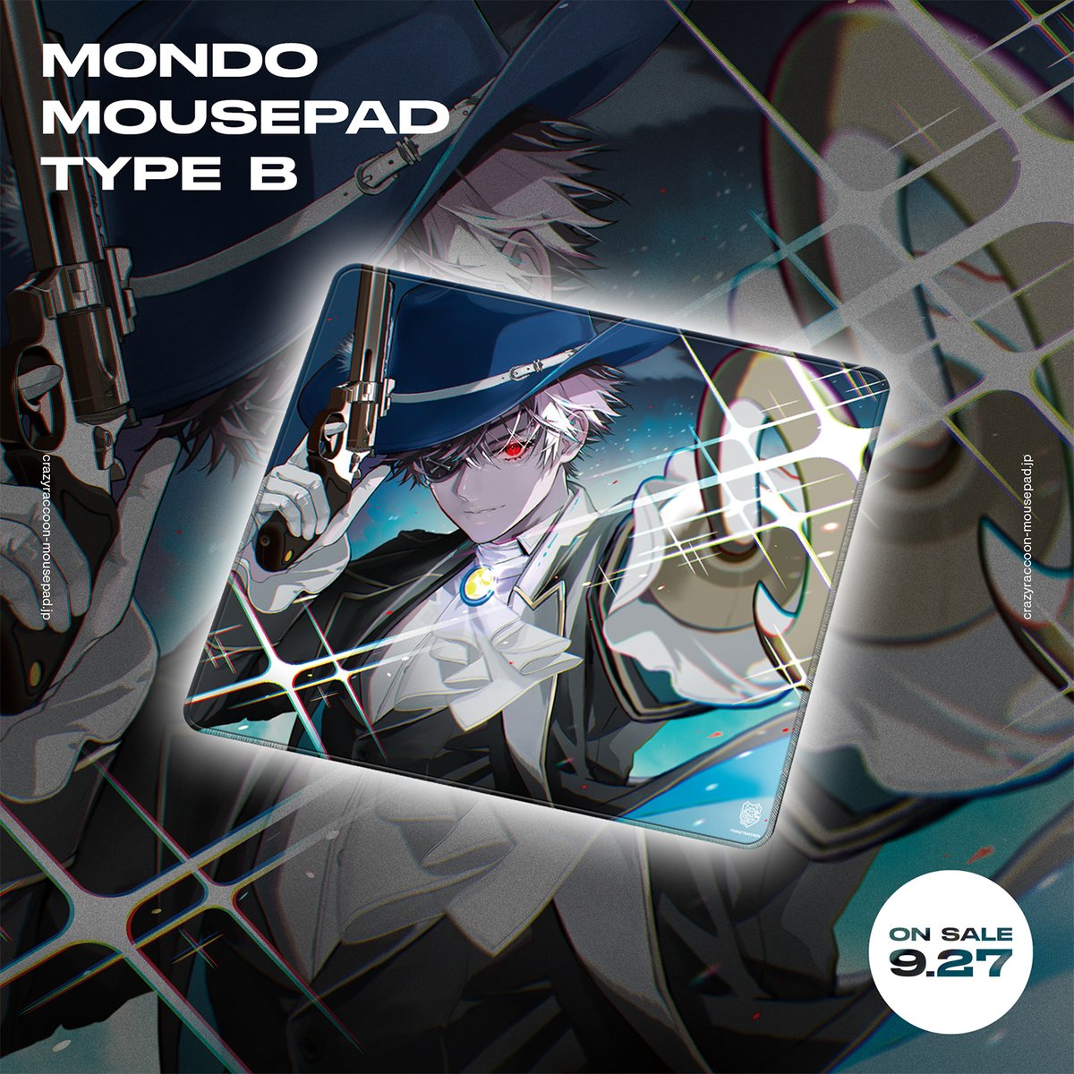 CRAZY RACCOON MOUSEPAD Vanilla様イラスト描かせいただきました!