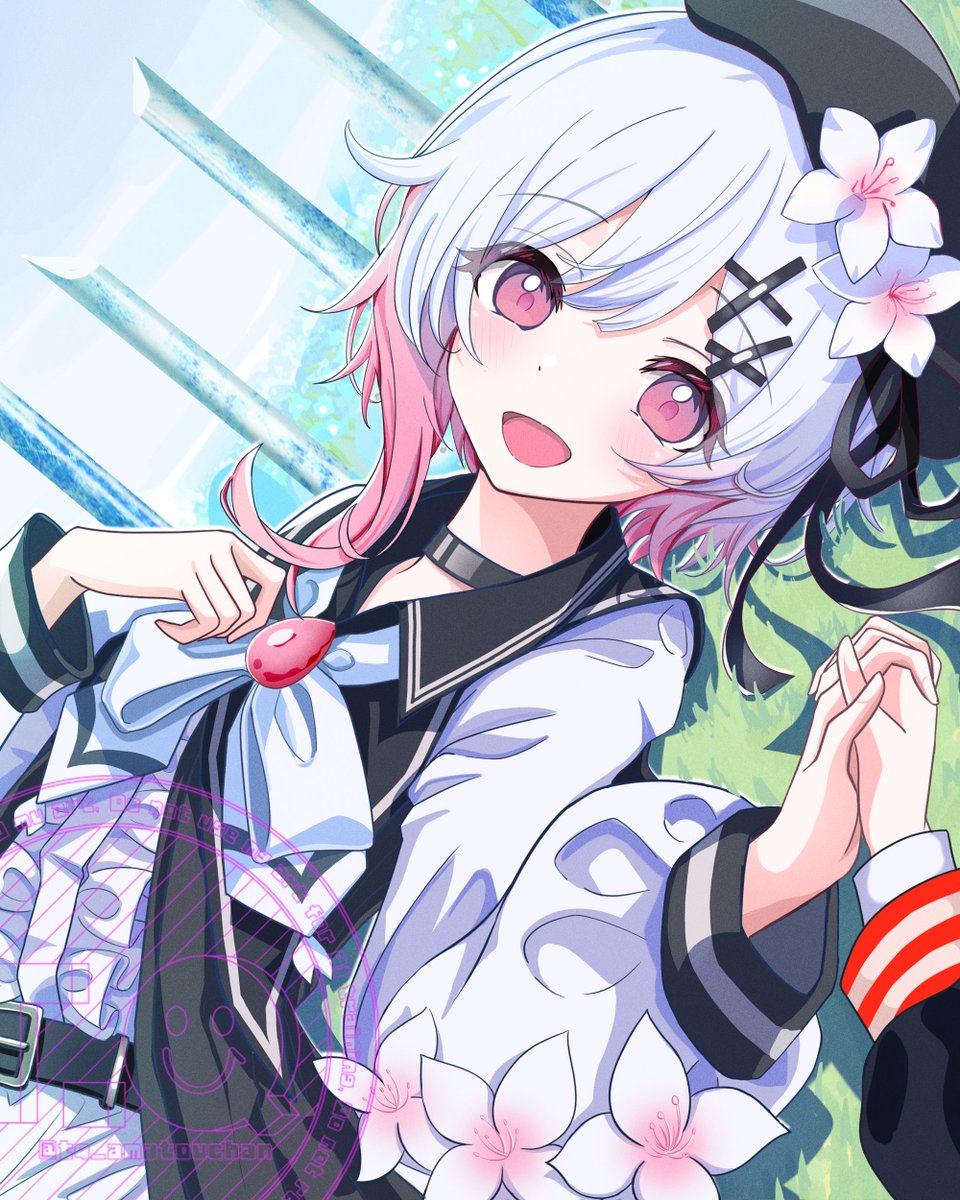 魔法少女ノ魔女裁判の桜羽エマさん🌸 #まのさば #まのさば二次創作