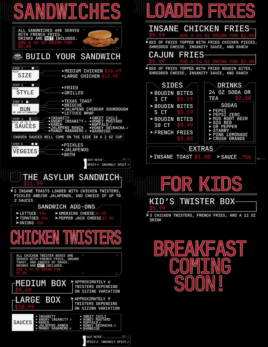 📣Insane Chicken is hosting its Grand Opening today! 🐔 Grand