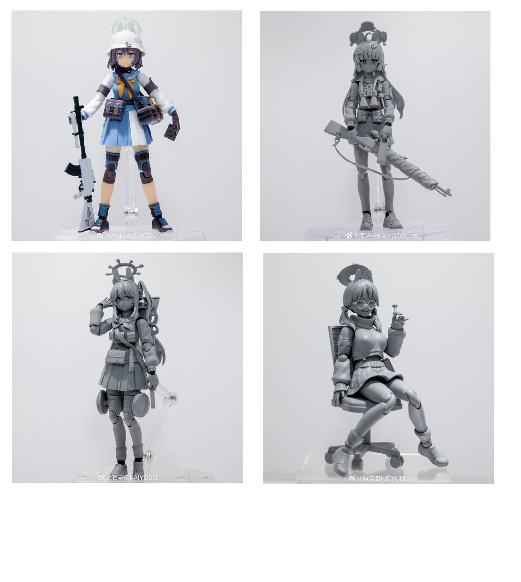 フィギュア】 RABBIT小隊 リボルテック化企画 原型公開！ サキ・ミユ