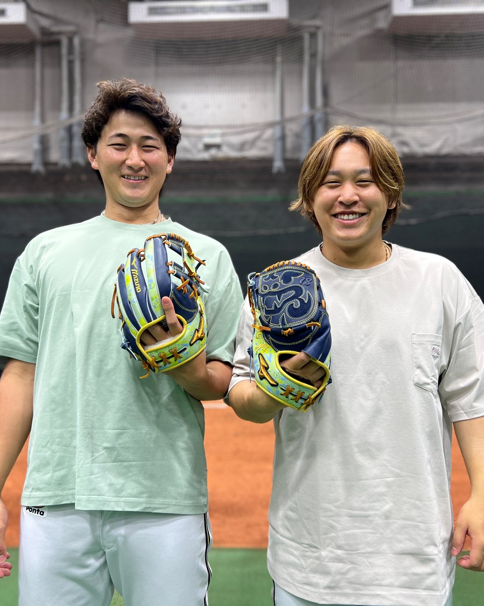 先日、#宮城大弥 投手＆ #紅林弘太郎 選手に #マイナビオールスター