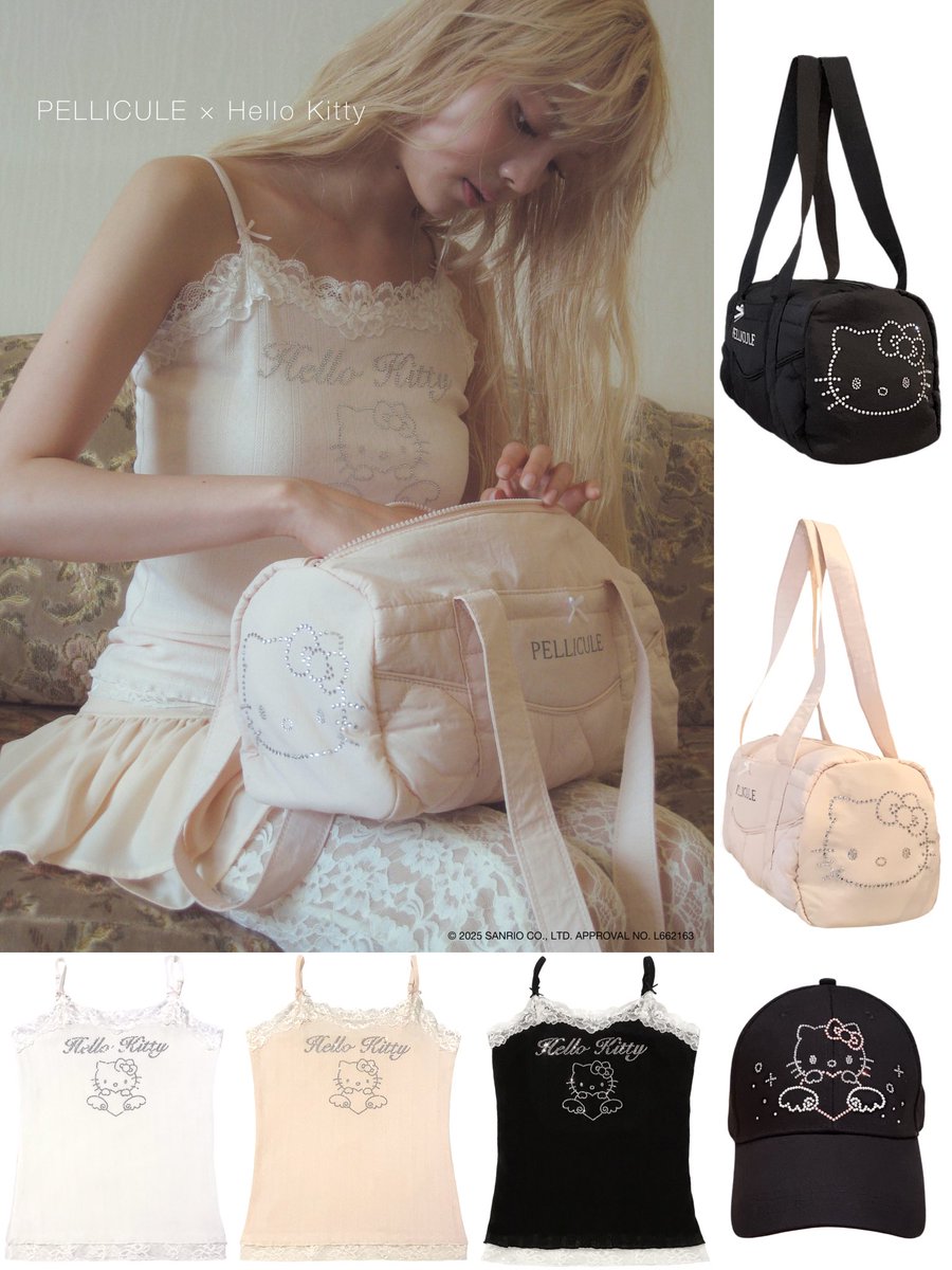 発売前からお問い合わせ多数！！！pellicule×ハローキティ遂に明日8/5