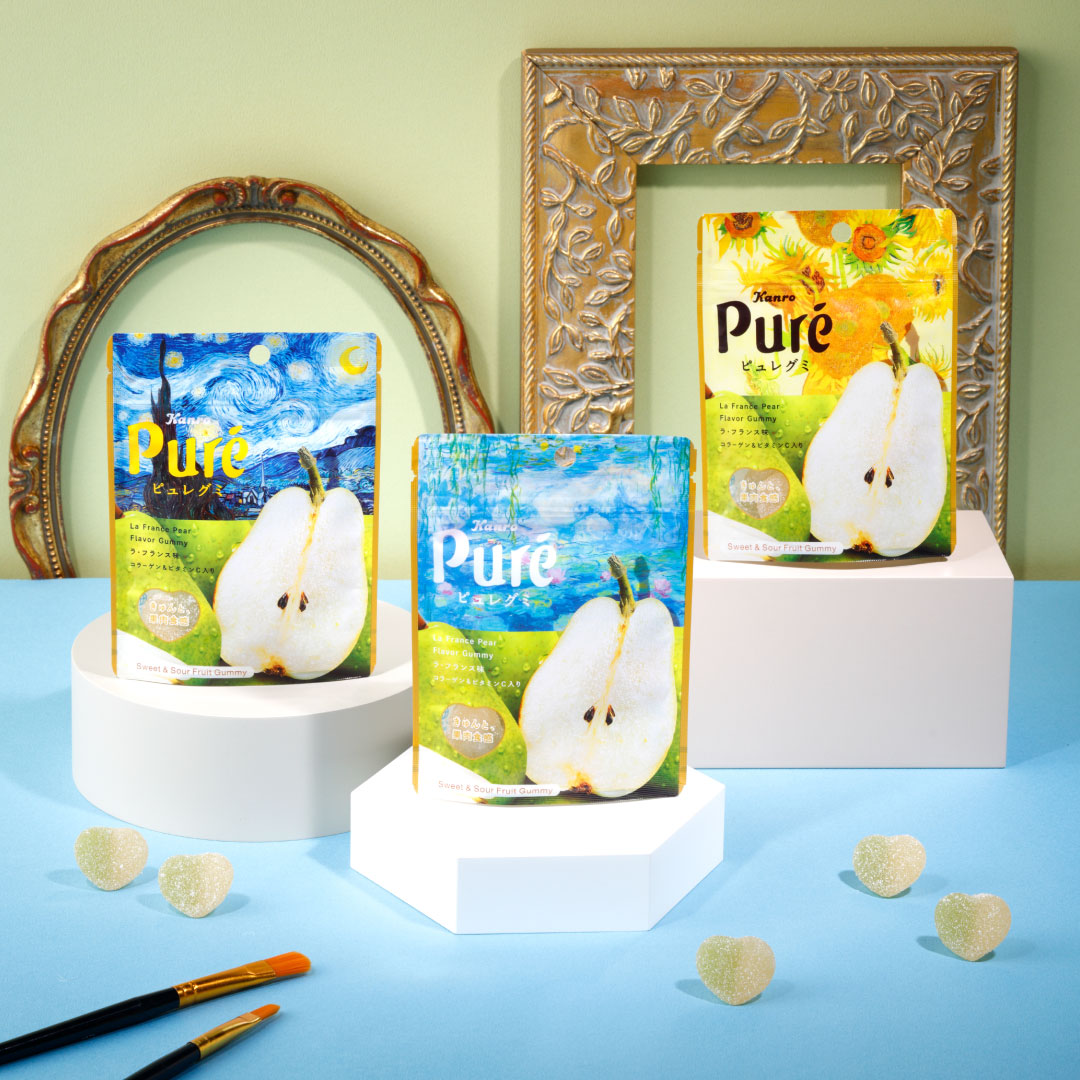 📣速報 有名絵画をまとった秋のピュレグミ ラ・フランス味が登場します