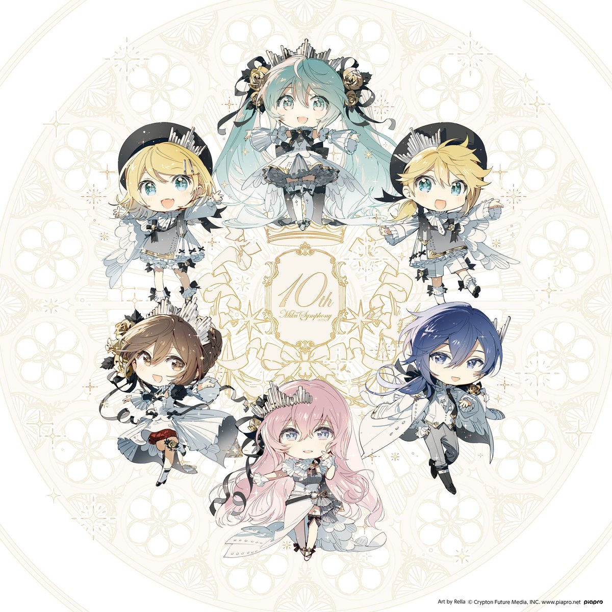 初音ミクシンフォニー2025キービジュアル ミニキャラクターイラスト