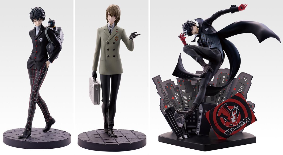 ペルソナ一番くじ フィギュアセット 主人公 明智吾郎 ジョーカー 一番