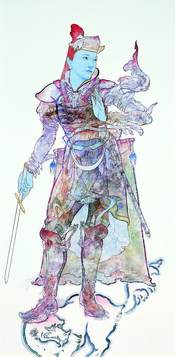 山口晃作品《四天王立像》がニューヨークのメトロポリタン美術館で展示