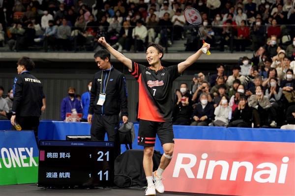 全日本総合選手権 男子シングルス決勝！ 桃田賢斗選手(NTT東日本)、2