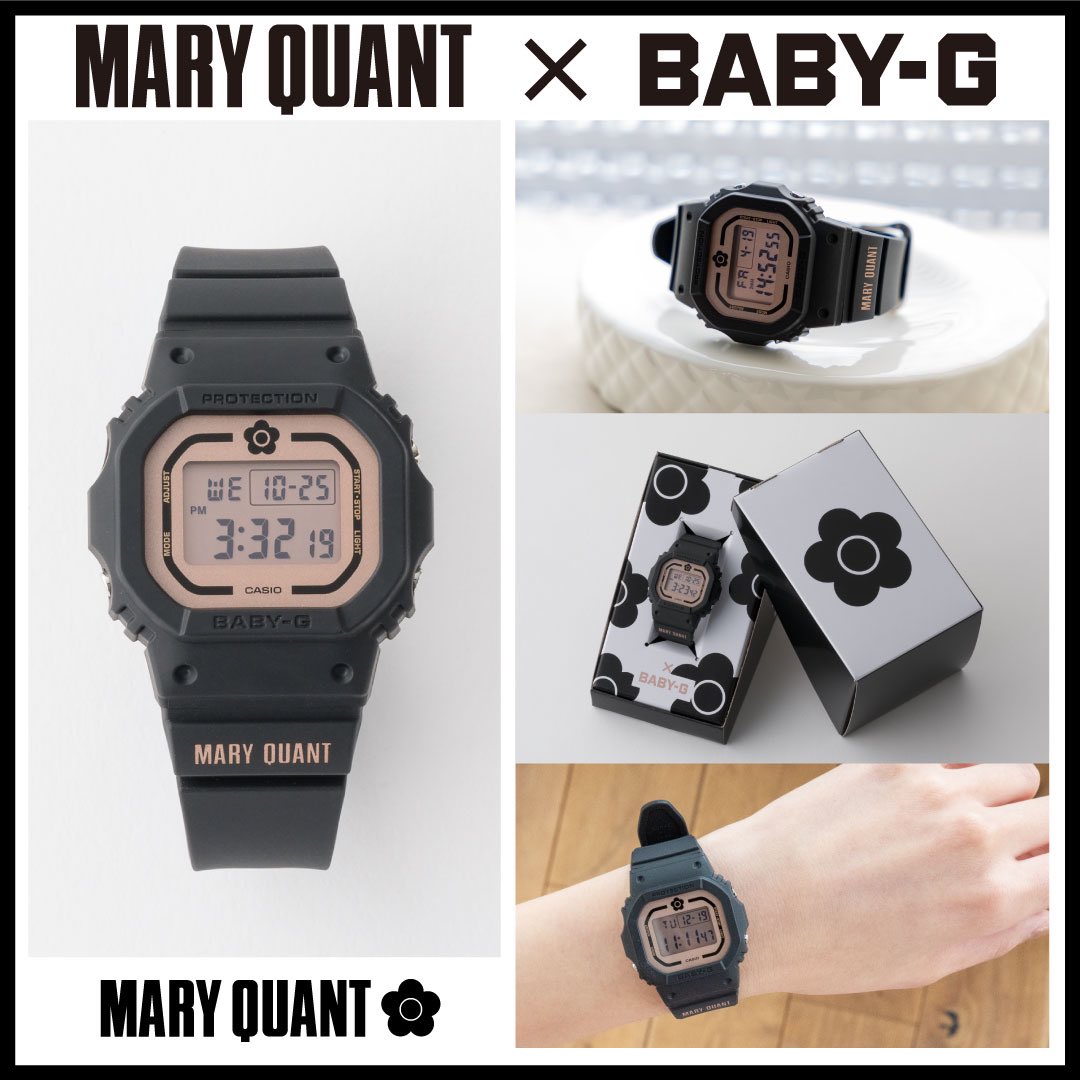 MARY QUANT × BABY-G MARY QUANTとBABY-Gのコラボレーション第3弾が