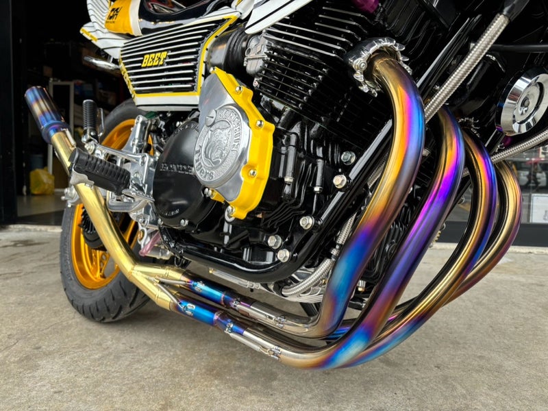 cbx400f チタン手曲げマフラー cbx400f チタン手曲げマフラー cbx400f