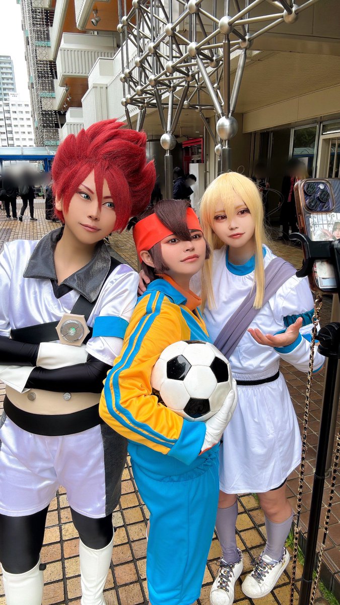 ⚠️コスプレ 今日は円堂くんと愉快なライバル達あわせでした