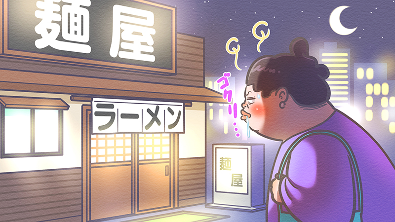 食欲の世界、放送中です。そのイラストです。昔描いた絵が出てくると