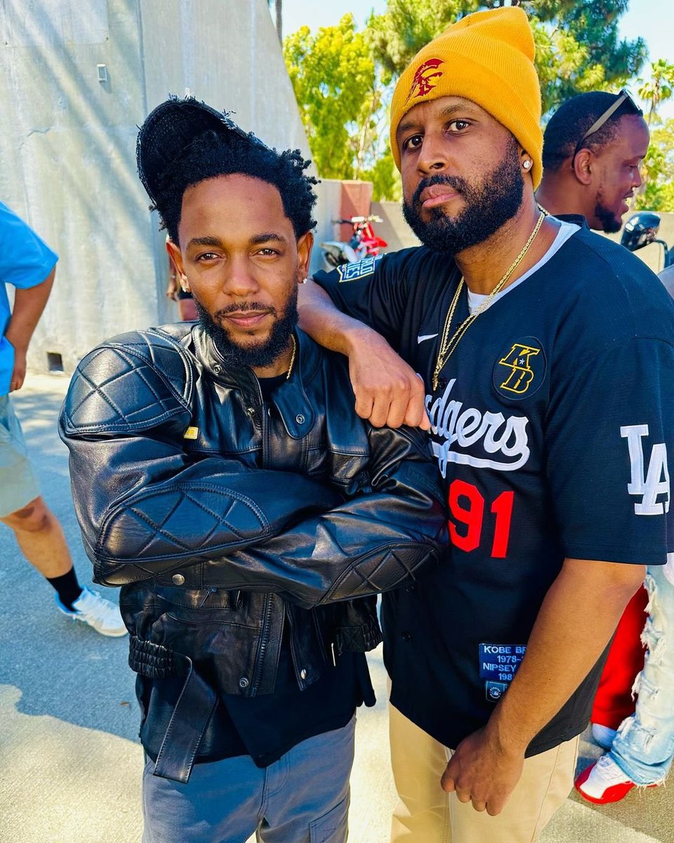 Kendrick Lamar filming “They Not Like Us” in Compton, California