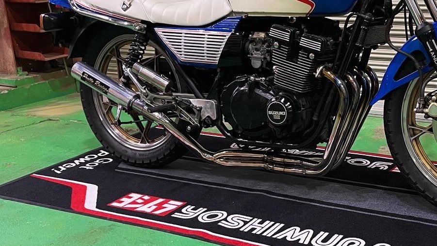 gsx400f.gsx400fs用φ42,7 4-2-1ステンレスマフラー製作しようかと思う