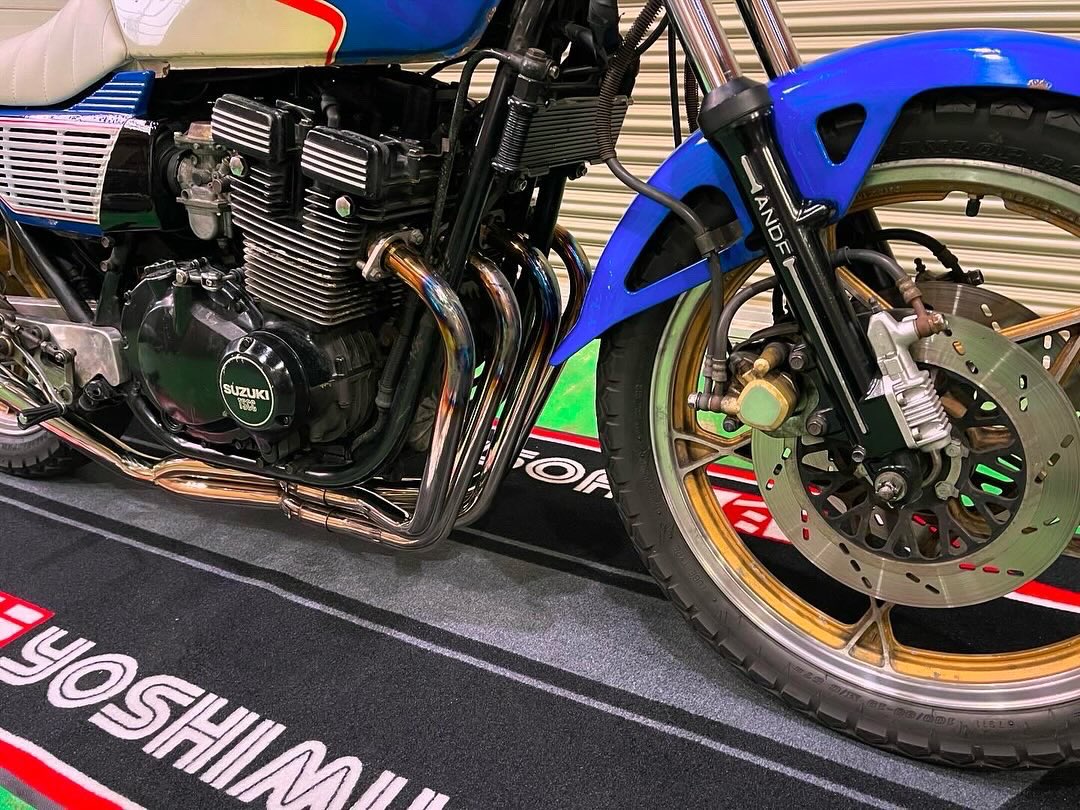 gsx400f.gsx400fs用φ42,7 4-2-1ステンレスマフラー製作しようかと思う