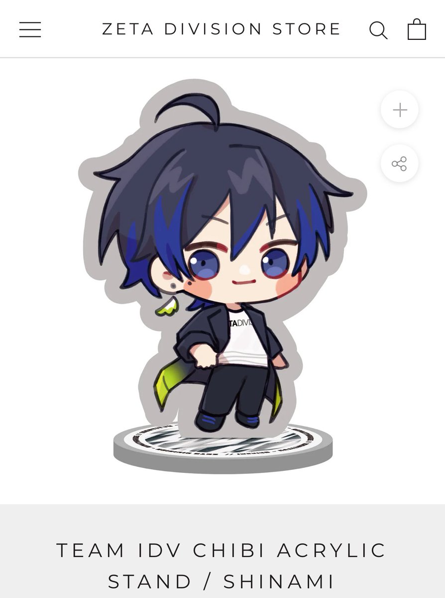 Shinamiアクスタ新発売らしい🙂 よきですね🦉🔮