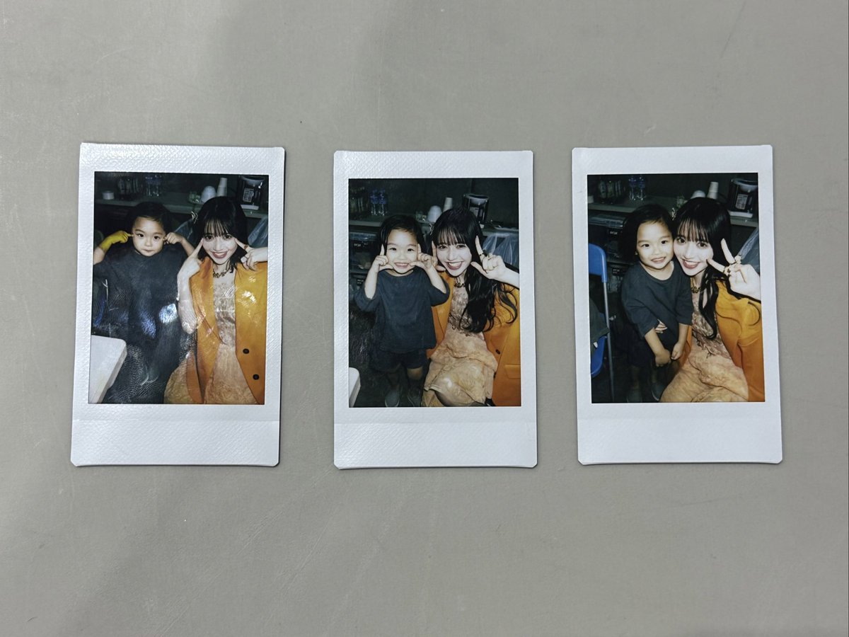 弟とのチェキ可愛すぎ