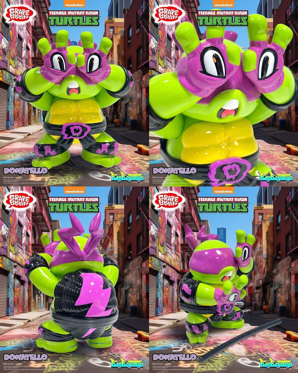via ART TOY CULTURE (IG) TMNT x GRAPE BRAIN - Donatello