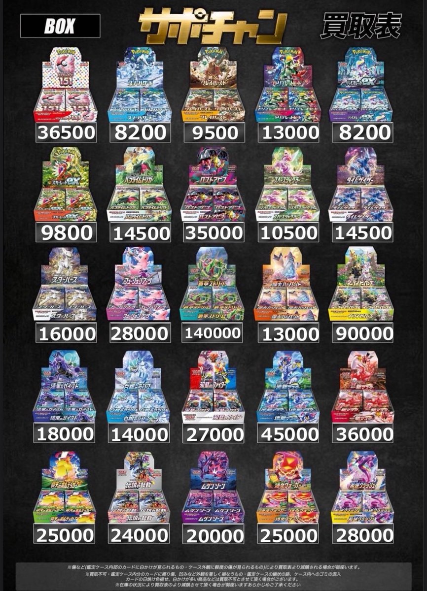 Post by サポートチャンス大阪日本橋本店 on X: 未開封BOX