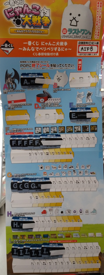 🎯好評発売中🎯 #一番くじ #にゃんこ大戦争 1回 750円です 残り61回