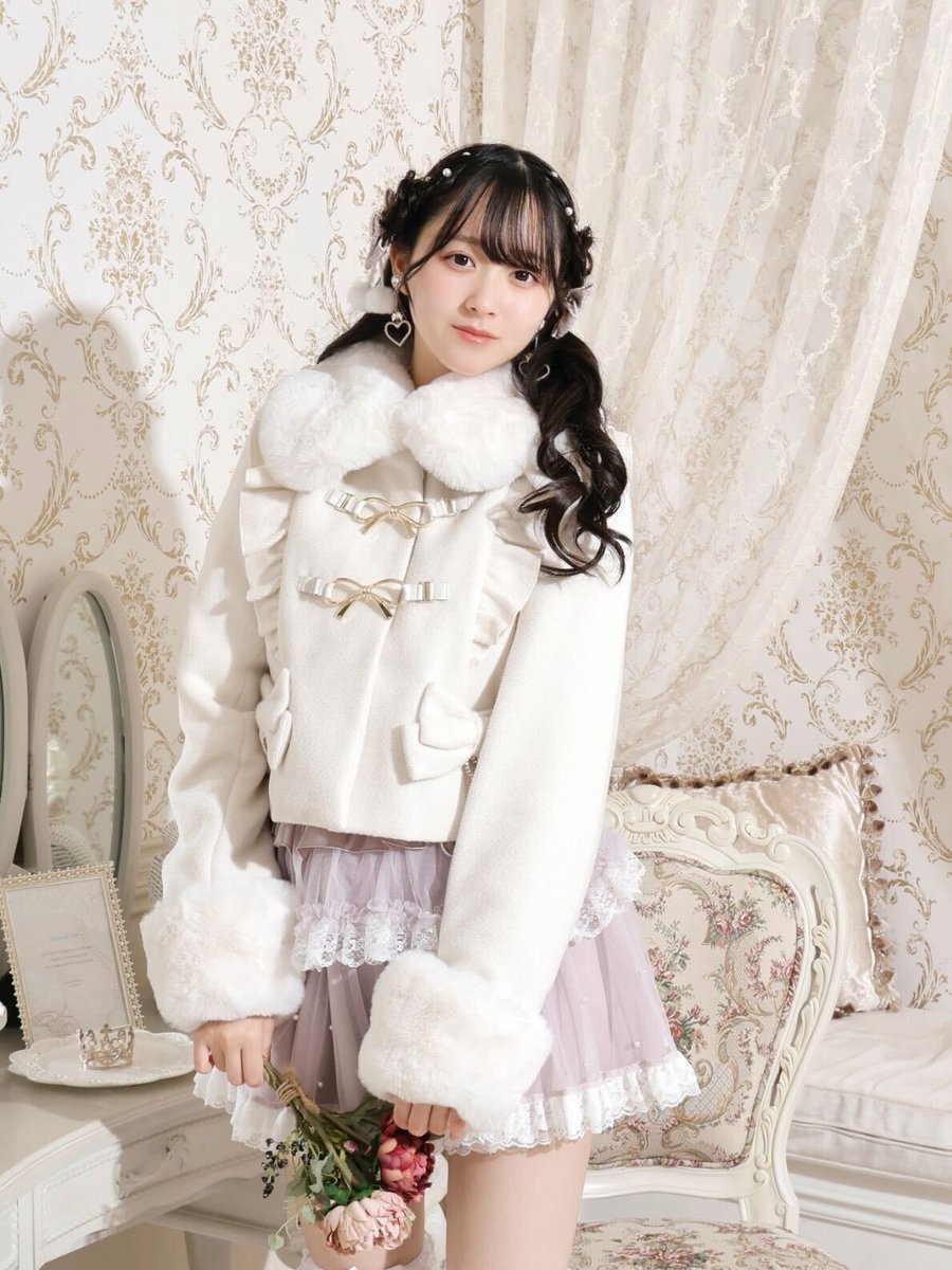 𝐏𝐫𝐞 𝐨𝐫𝐝𝐞𝐫..❤︎】 ☑︎お嬢さんワッフルショートコート