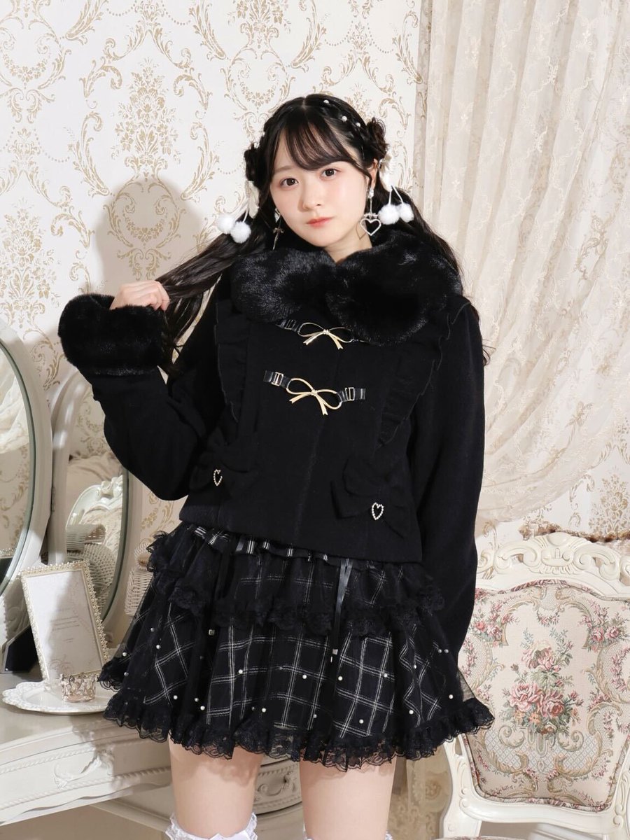 𝐏𝐫𝐞 𝐨𝐫𝐝𝐞𝐫..❤︎】 ☑︎お嬢さんワッフルショートコート