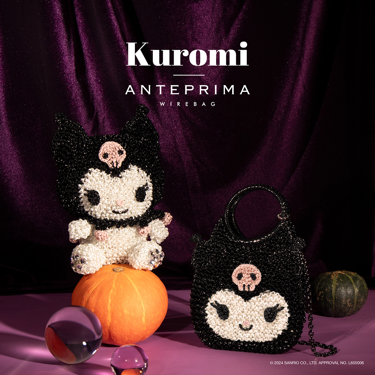 サンリオの人気キャラクター「クロミ」とコラボレーションをした