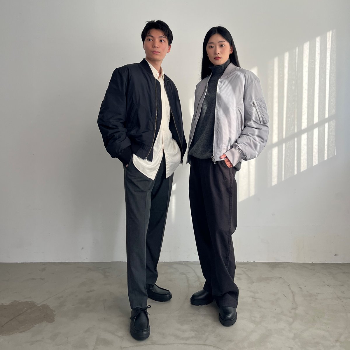 【新品未使用 MA-1 ダウンブルゾン 最安値】mujilabo 24AW