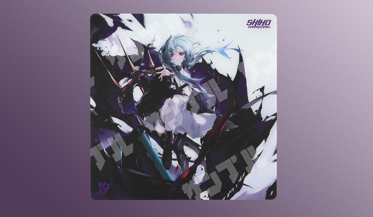 Darmoshark GP501 汐-SHIHO- Glass mouse pad イラストレーターdaichi