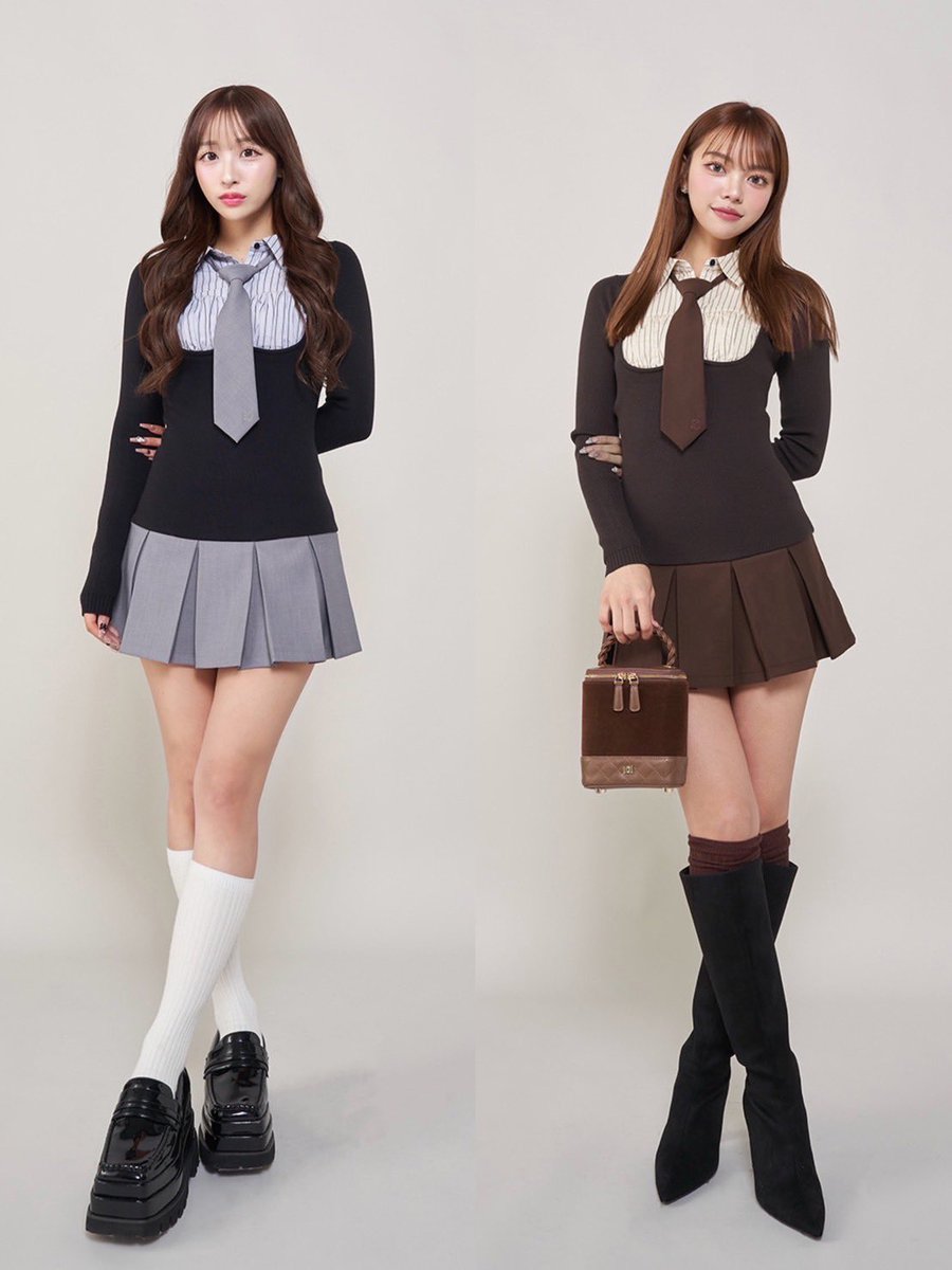 coming soon🪞🩶 【シャツドッキングニットミニワンピース】 この冬大