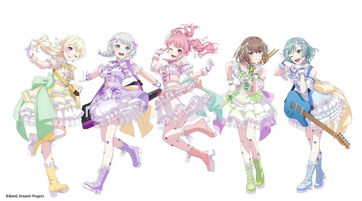 バンドリ！プロジェクト10周年記念】 Pastel＊Palettesの10周年衣装