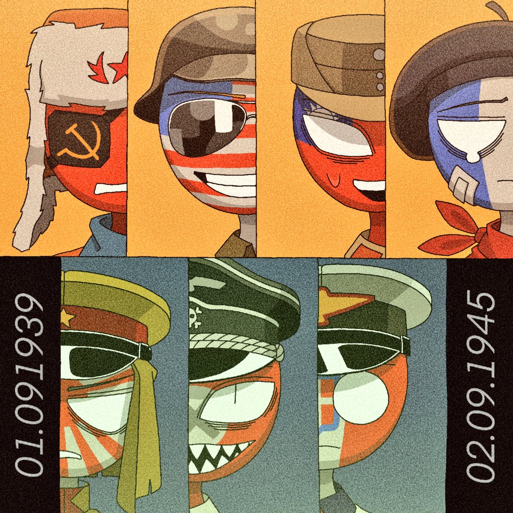 Allies and Axis #countryhumans #countryhumansussr