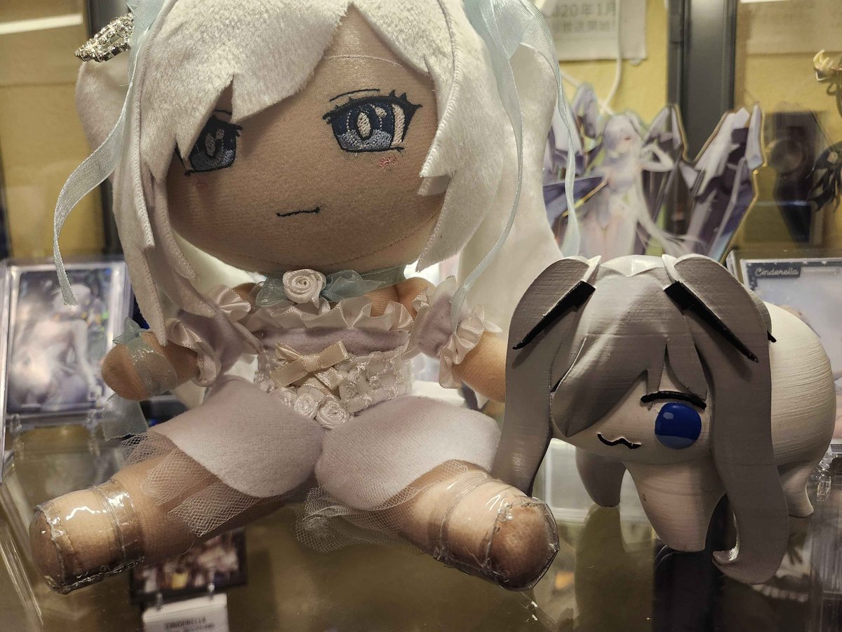 僕のシンデレラぬいぐるみを来た！！嬉しいすぎる！！😆服と顔と全部が