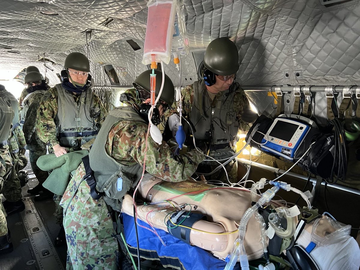 陸自衛生学校(三宿)はダメージコントロール手術(DCS)と航空後送間救護