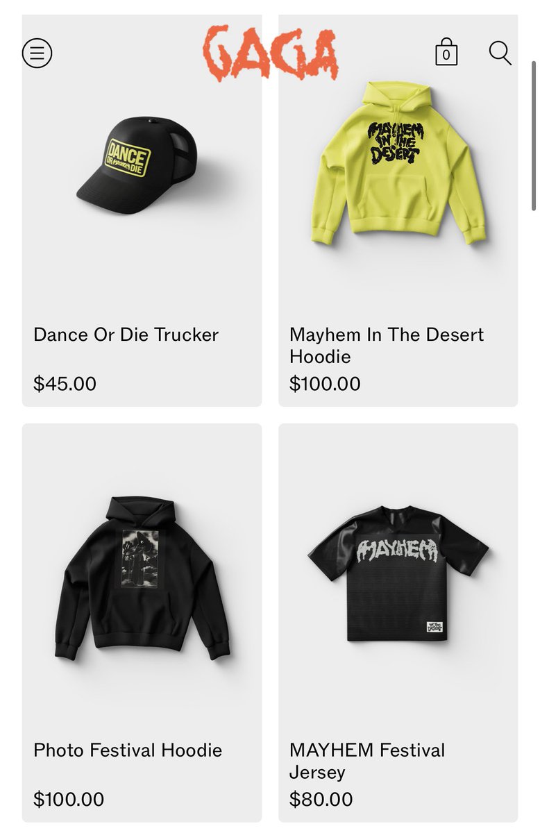 レディガガ 新品 Mayhem グッズ コンサート M 2026 ライヴ 🚨 VIP