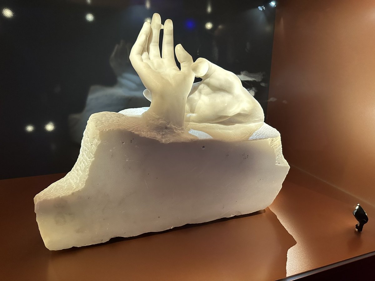 ローマ館のカラヴァッジョの「キリストの埋葬」とか、ロダンの彫刻とか