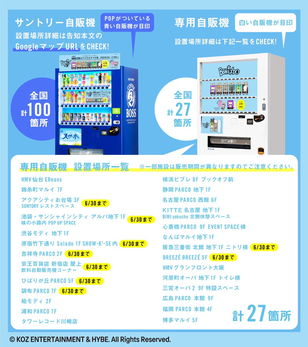 BOYNEXTDOOR 初の公式キャラクター、＃BBNEXDO オリジナルラベル缶を6