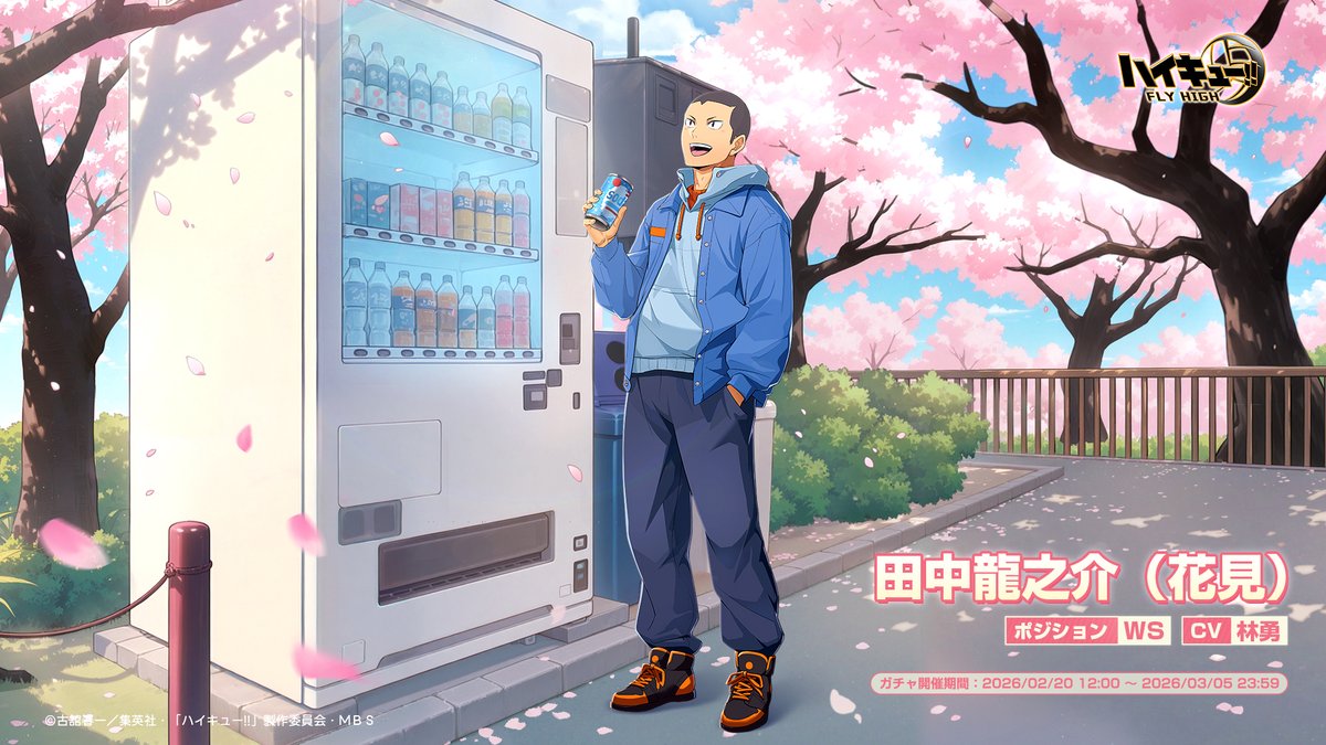 ハイフラ SPメンバー公開🏐 🌸田中龍之介（花見） SPメンバー「田中