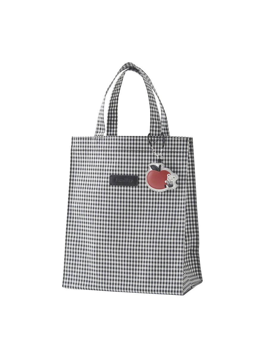 再入荷のお知らせ／ ギンガムチェックのトートバッグを再販売🍎 🕒2月