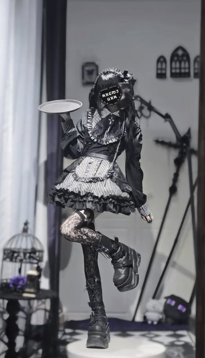 ❤︎𝐈𝐌𝐕𝐀𝐋 𝐂𝐨𝐥𝐥𝐞𝐜𝐭𝐢𝐨𝐧❤︎ IMVAL / Gothic Maid Dress