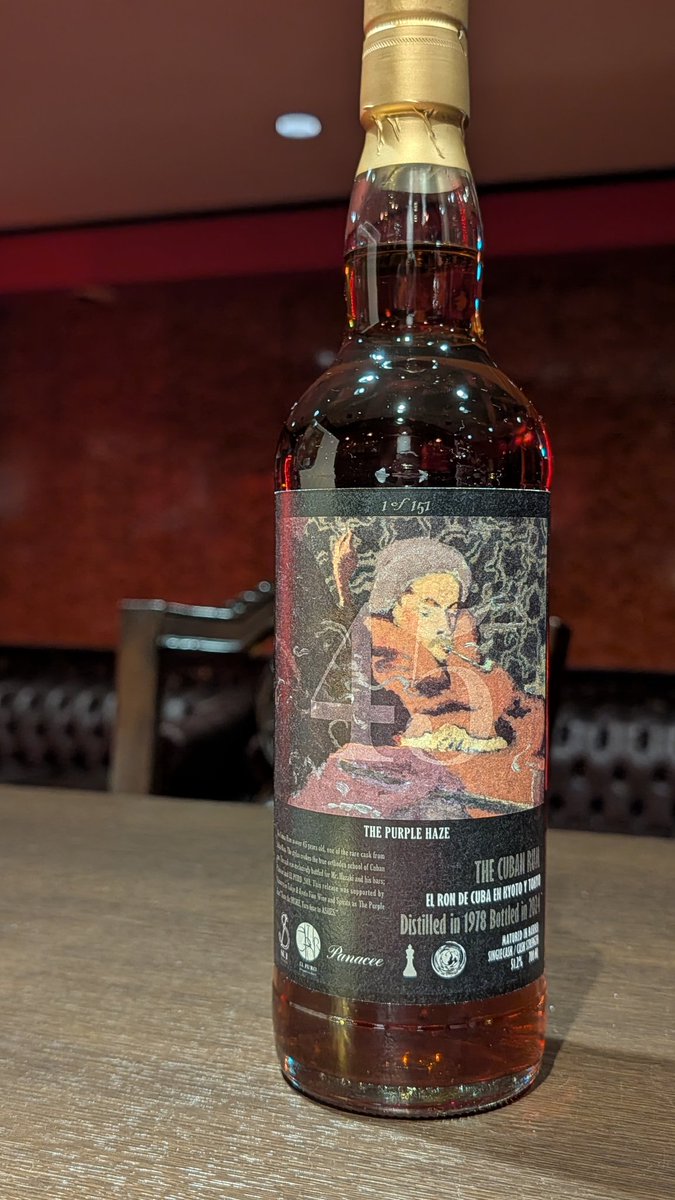 ちょっと素敵なラムが入荷しました。 ザ・キューバンラム1978-2024 45
