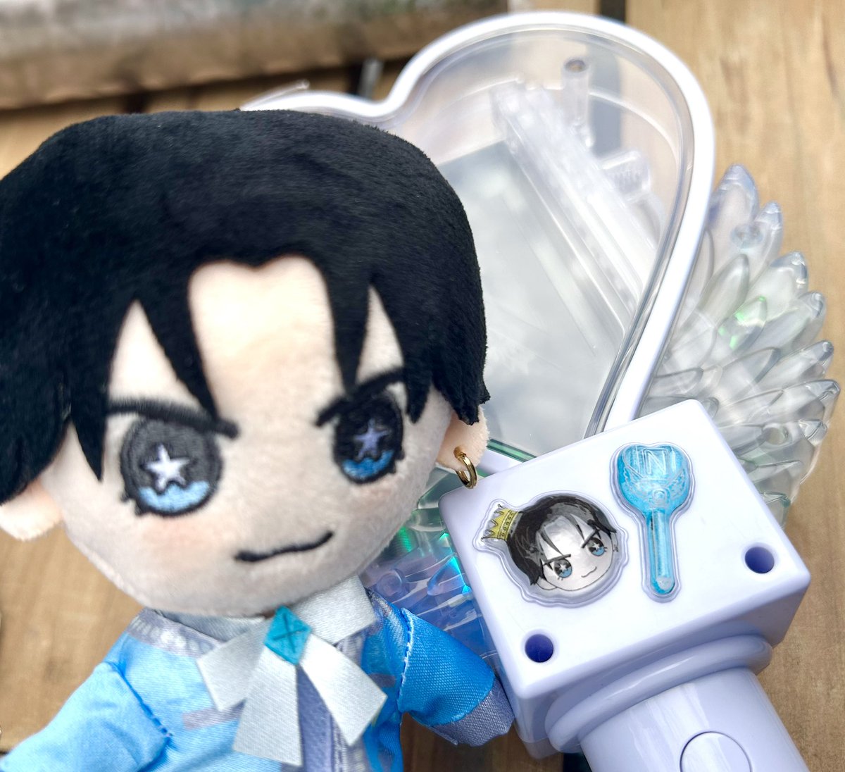 ぷっくりケンティー☆ IDOLICの魔法に付けてみた❤️🌟🪽 可愛い