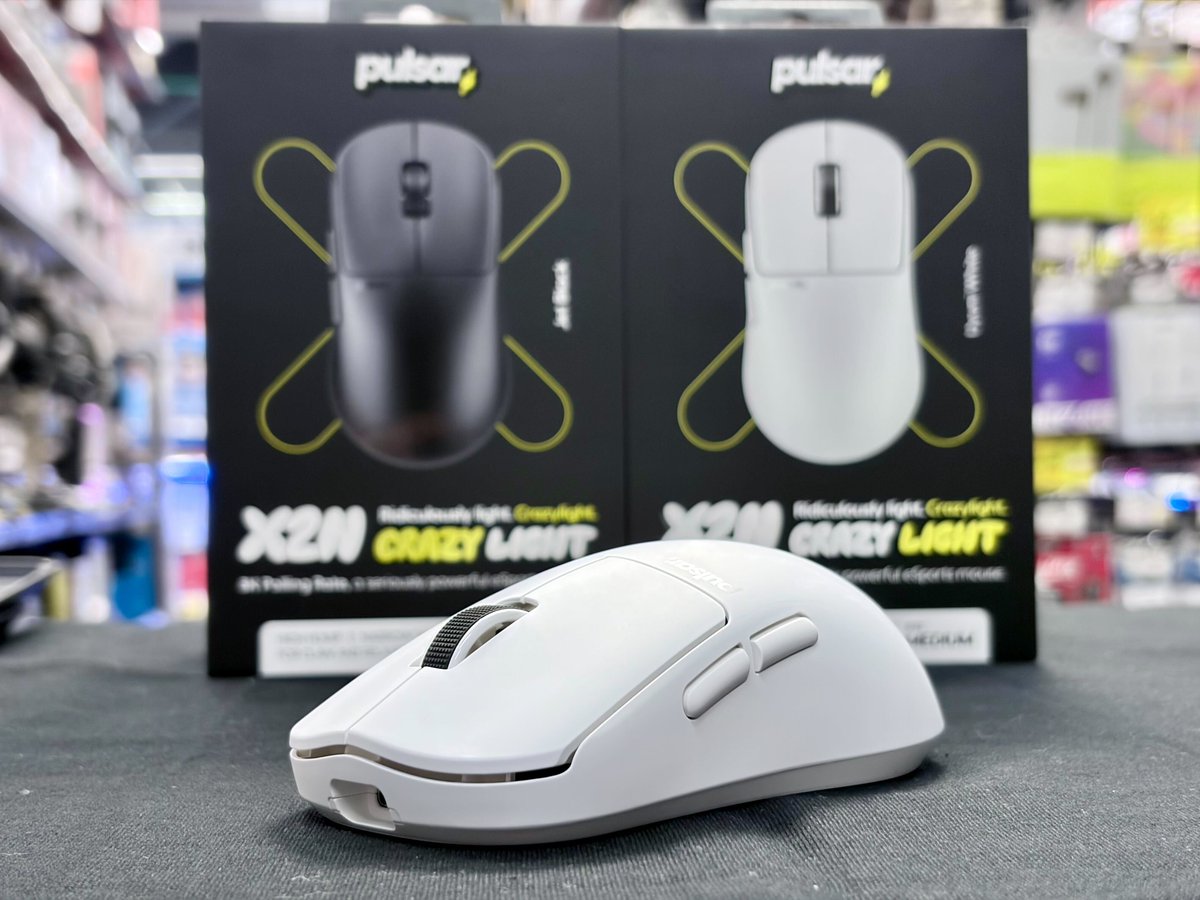 2F】 本日発売新製品その1️⃣ Pulsar Gaming Gears 『X2N CrazyLight