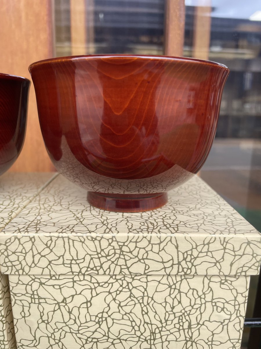 春慶塗 汁椀】 ついに汁椀が出来上がりました✨ 一つずつ手作りで